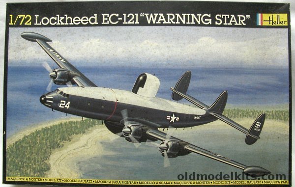 Heller 1/72 Lockheed EC-121 Warning Star - AEW Aircraft, 311 plastic model kit